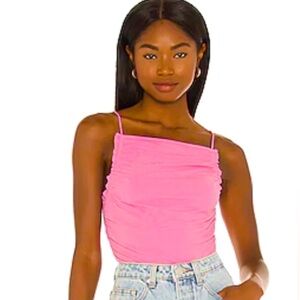 Superdown Bright Pink Camisole Top